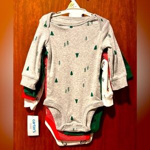 Carter’s Baby 4 Pack Short-Sleeved Onesies/Bodysuits 100% Cotton NWT 3M